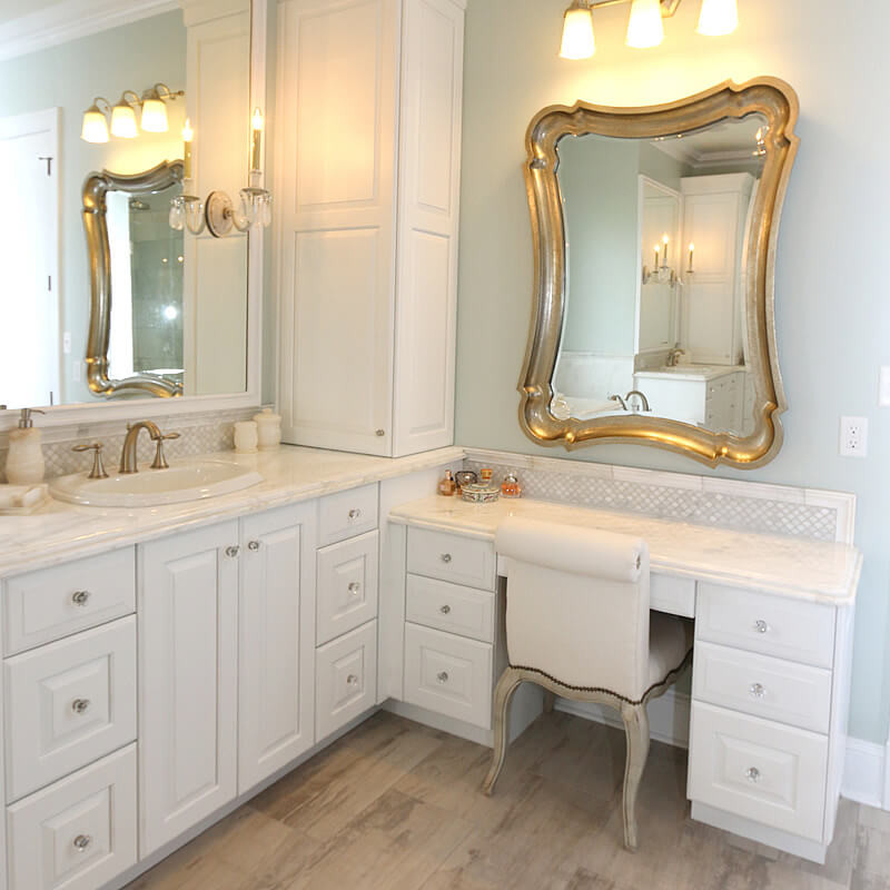 Custom Bathroom vanity and cabinets