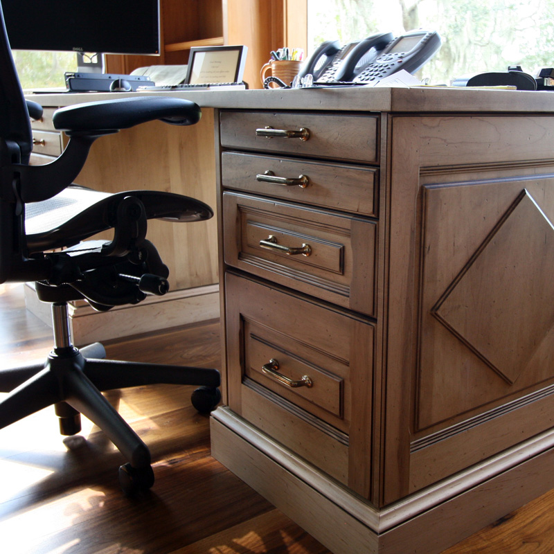Custom Desk Cabinets